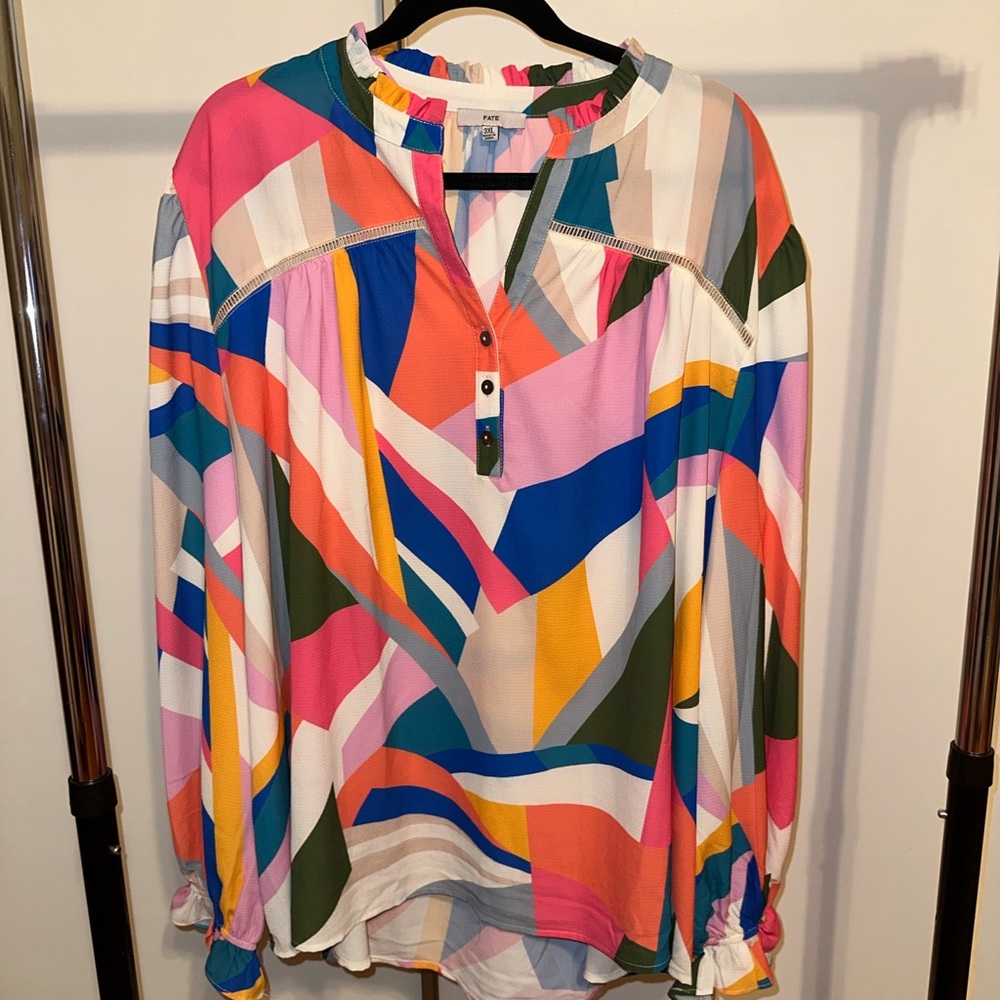 Impression Boutique Day Cafe Shift Top Plus Size